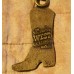 Wild Wild West Cowboy Boot Key Chain